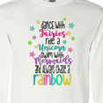 thumbnail image 4 of Inktastic Dance with Fairies, Ride a Unicorn, Swim with Mermaids Long Sleeve T-Shirt, 4 of 5