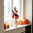 thumbnail image 4 of Halloween Artificial Botanicals Skull Hand Pumpkin Maple Leaf Centerpiece for Fall Party Counter Decor Vase Arrangement, 4 of 8