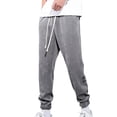 thumbnail image 2 of ZORYEVY Running Mens Pants Fall Plus Size Workout Athletic Joggers Trousers for Men Solid with Pockets Breathable Elastic Waist Drawstring Pants, 2 of 6