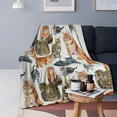 thumbnail image 4 of Cute Kids Cats Print Blanket Throw 50"x40", Plush Flannel Blankets with Cats On It, Gifts for Kids Women Cat Lovers People, 4 of 6