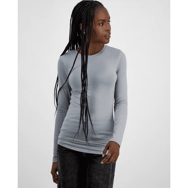 Aveto Juniors' Long-Sleeve T-Shirt - Ultimate Grey