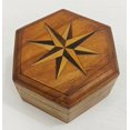 thumbnail image 4 of Brújula Reloj de Sol de Latón Antiguo THOR INSTRUMENTS con Caja de Madera, 4 of 6