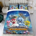 thumbnail image 4 of Miniforce Conjunto de sábanas temático, trío de piezas, cómodo y amigable con la piel, diseño único, regalo de decoración para el hogar para familiares, amigos y fans,135cm *200cm, 4 of 6