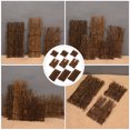 thumbnail image 2 of MasteelfCA 9pcs Natural Mini Fence Decor Bamboo Fence Mat Micro Landscape Decoration, 2 of 8