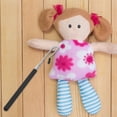 thumbnail image 2 of 2pcs Extendable Hand Puppet Joystick Rods with Protective Sleeve, Black Plastic Ventriloquist Control Handles for Puppet Manipulation, 2 of 6