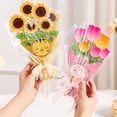 thumbnail image 4 of Mother's Day Handmade Bouquet Greeting Cards | Creative Parent Child Craft Kit With Designs | DIY Flower Paper Crafts For Kids For Crafts For Mom, 4 of 9