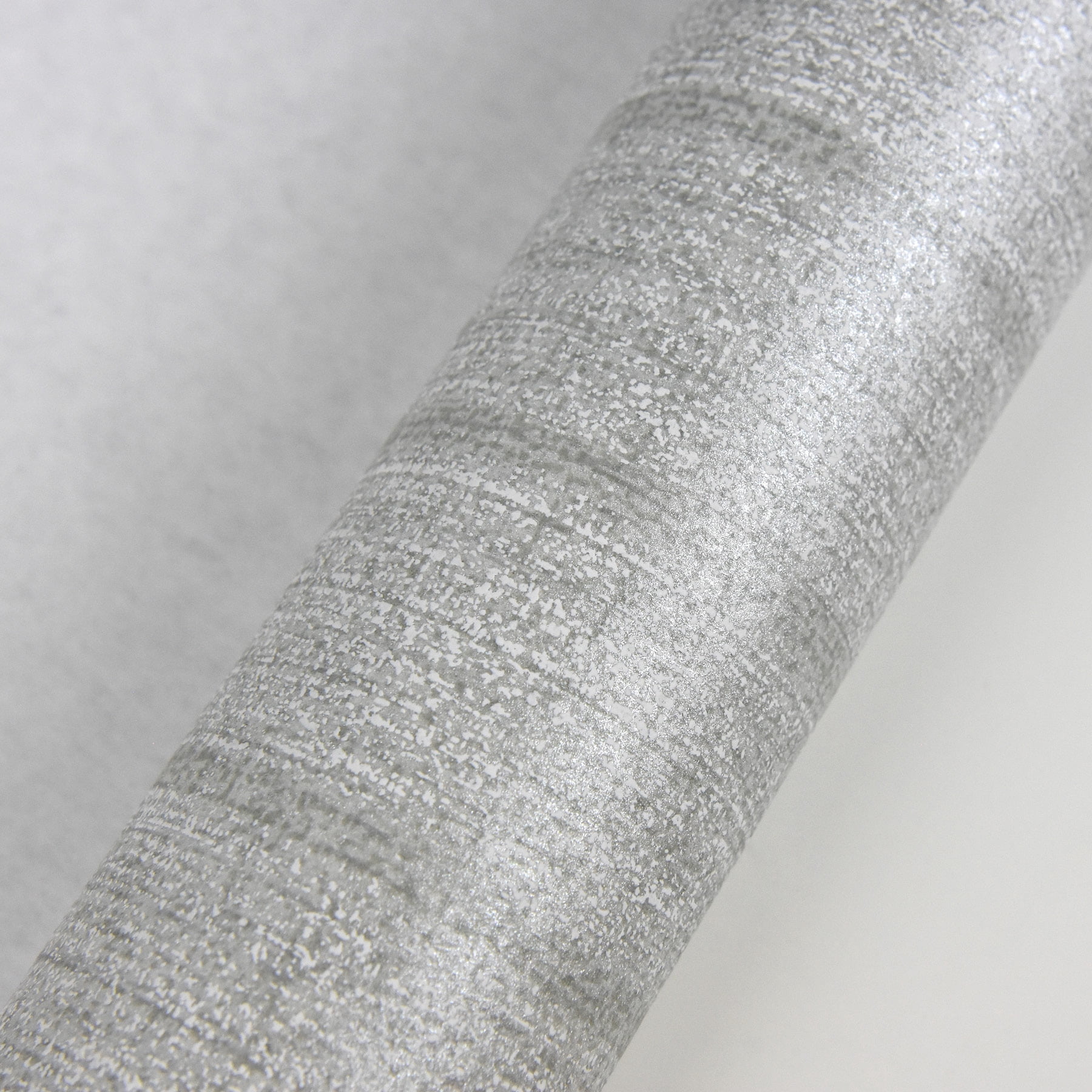 Brewster Ramona Silver Stripe Texture Wallpaper