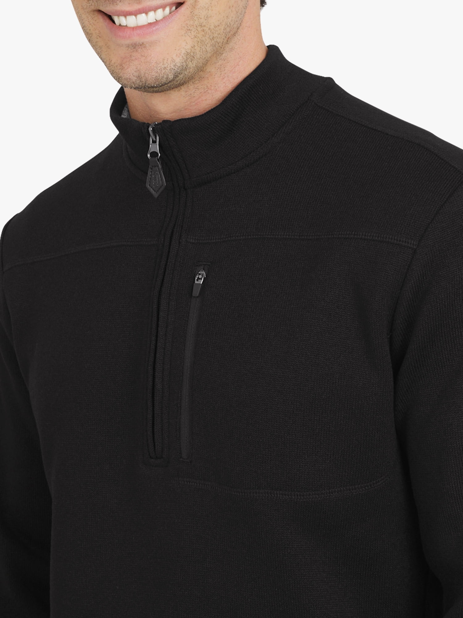 Chaps Men's & Big Men's Quarter Zip Fleece Sweater, Sizes S-3XL