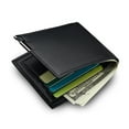 thumbnail image 3 of Masteelf Men's Wallet PU Leather Billfold Fashionable Iron Holder Purse Short Wallet (Black), 3 of 8