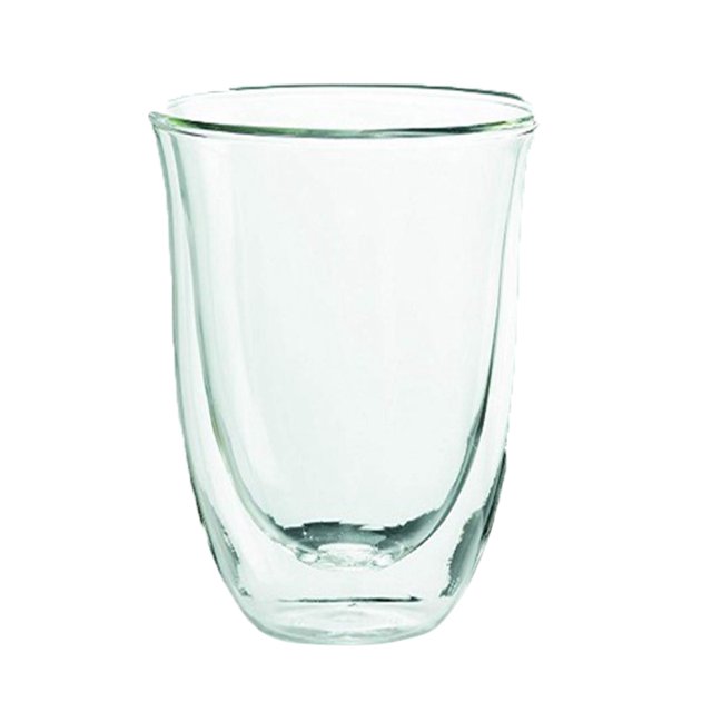 Taza de de Cristal Vasos de Doble Copa Anti-Escaldado de Adecuado para Uso Diario en Hoteles, Casa, Restaurantes, Clubes, s 200 ml Gloria Taza de vidrio transparente de doble pared