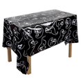 thumbnail image 3 of Halloween Placemat Ghost Table Runner Cobweb Tablecloth Gothic Tabletop Decor Home Decorations Kitchen Dining Decor C, 3 of 5