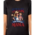 thumbnail image 4 of 4th of July Women's Star Spangled Mama Patriotic Sparkler Summertime Short-Sleeve Funny T-Shirt, 4 of 5