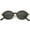 Tortoise Gold / Smoke, variant on True Vintage Thin Arms Metal Detail Glass Lens Oval Sunglasses 48mm (Black Silver / Smoke)