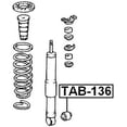 thumbnail image 2 of Febest BUSHING, REAR SHOCK ABSORBER # TAB-136 OEM 90385-19010, 2 of 2