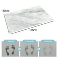 thumbnail image 4 of Bath Mat Rug Super Absorbent Quick Dry Thin Bathroom Rugs Fit Under Door Non Slip Rubber Backed Bathroom Floor Mat - style:style3, 4 of 6