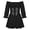 Black-B, variant on Girls Pirate Costume Long Sleeves Fairy Dress Girls with Corset Belt A Line Princess Dresses