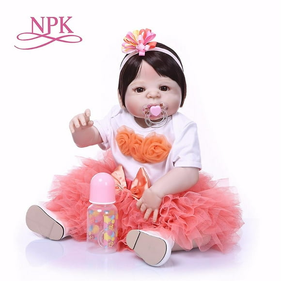 23inch 57cm Bebes Reborn Baby Dolls Full Silicone Reborn Bebe Doll