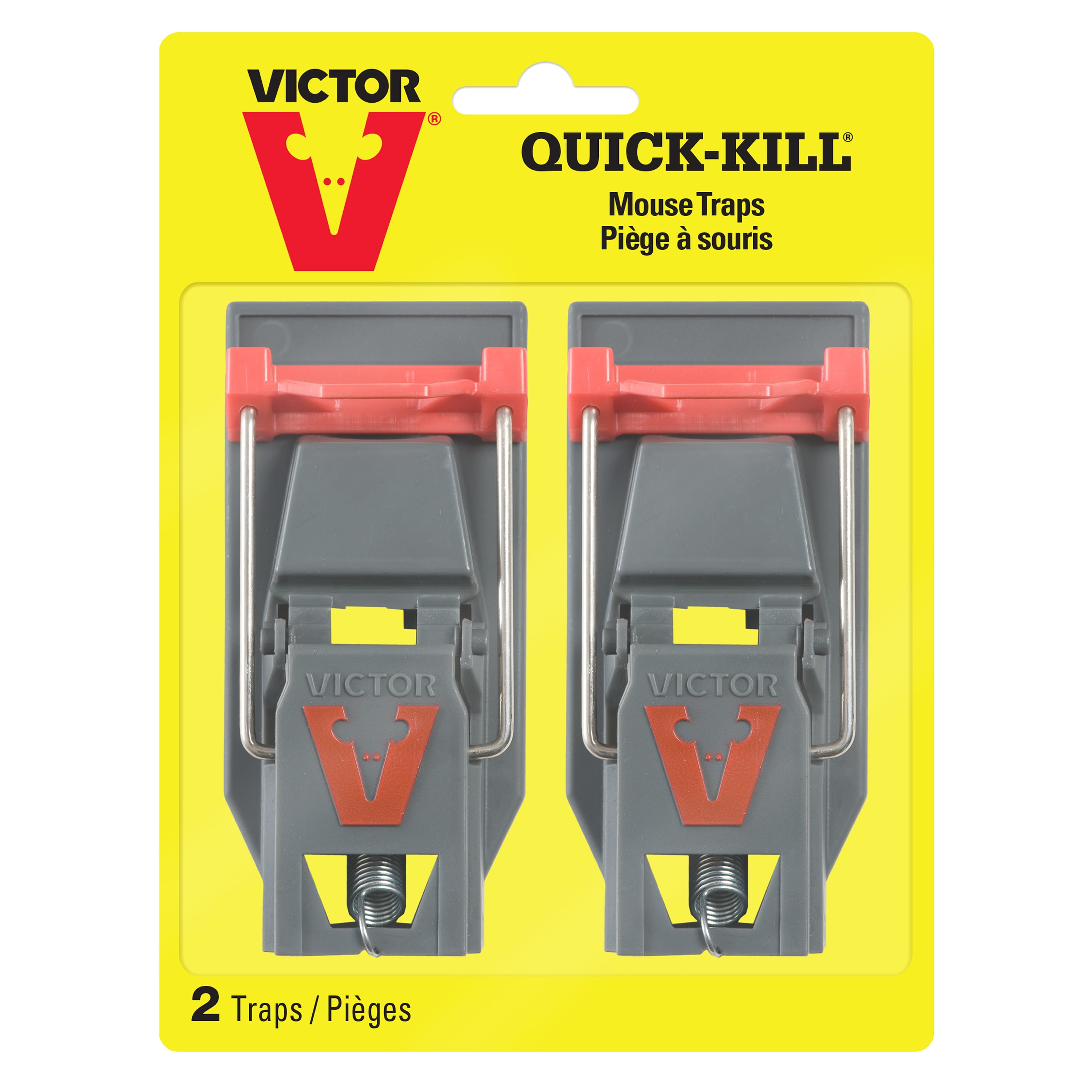 8 Packs VICTOR Easy Set Mouse Trap w/ Cheese Kills Mice trap M035 16 Traps 