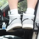 thumbnail image 4 of Estribos universales Scienceny para coche puerta Exterior SUV pedales plegables aleación de aluminio Plata, 4 of 6