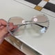 thumbnail image 5 of Fashion Oversized Rimless Sunglasses, Diamond Sunglasses (Blue), 5 of 5