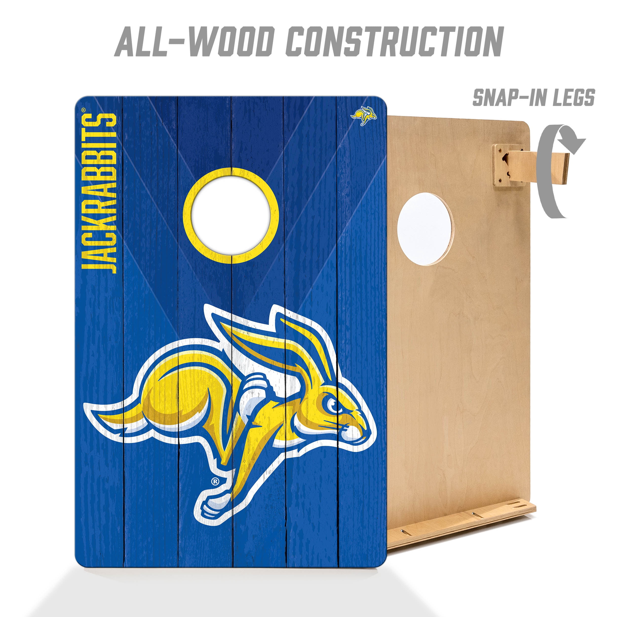 YouTheFan NCAA South Dakota State Jackrabbits 2' x 3' Cornhole Game No Bags