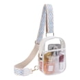 thumbnail image 1 of Naiovety Bolso claro resistente a las manchas del estadio con correas ajustables Bolsos transparentes para eventos del estadio Monedero Ropa Deportiva, Zapatos blanco, 1 of 6