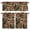 Beige, variant on 3 Piece Kitchen Curtains and Valances Set Southwest Art Cafe Curtains 24 Inch Length Country Native Sun Graffiti Maple Leaves Valance & Tier Curtain for Living Room Bedroom Window 54"x18"+27"x24"*2