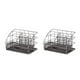 thumbnail image 3 of Yuarrent Estante de almacenamiento de metal fácil de montar para organizar el espacio Caja de almacenamiento de escritorio conveniente para negro 22.5*15*15cm 2Conjunto, 3 of 6