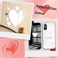 thumbnail image 6 of 1 Box 120Pcs 1 Inch Small Self Adhesive Mirror Tiles Heart Mirror Tiles Acrylic Mini Mirrors, 6 of 6