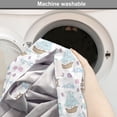 thumbnail image 6 of Nautical Dog Crate Cover, Pastel Sea Cruising Waves Dolphins Steering Wheel Sailing Boat Jellyfish, Easy to Use Pet Kennel Cover Small Dogs Puppies Kittens, 7 Sizes, White and Multicolor, by Ambesonne, 6 of 6