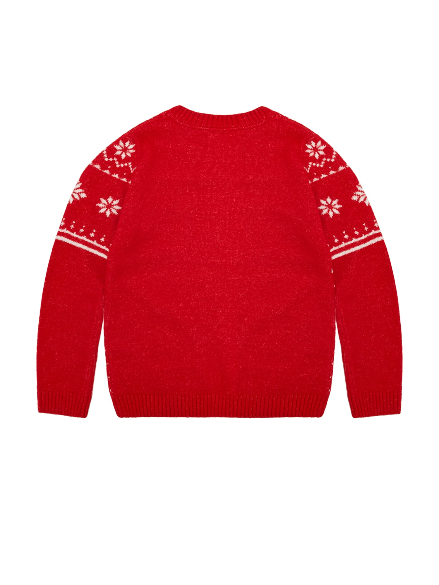 Wonder Nation Boys Holiday Fair Isle Sweater, Sizes 4-18 & Husky