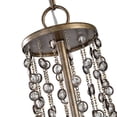 thumbnail image 4 of Uttermost Valka 6 Light Crystal Chandelier in Silver Swedish Iron, 4 of 6