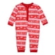 thumbnail image 1 of Pijamas familiares a juego para mujer y hombre, pijamas navideños de algodón con estampado de renos, copos de nieve, rojos y blancos, monos para bebé y niño., 1 of 5