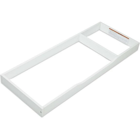 Pemberly Row Contemporary Topper for Double Dresser in White