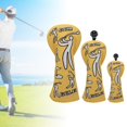 thumbnail image 3 of Funda para Palos de Golf shamjiam de Cuero Amarillo, 3 of 8