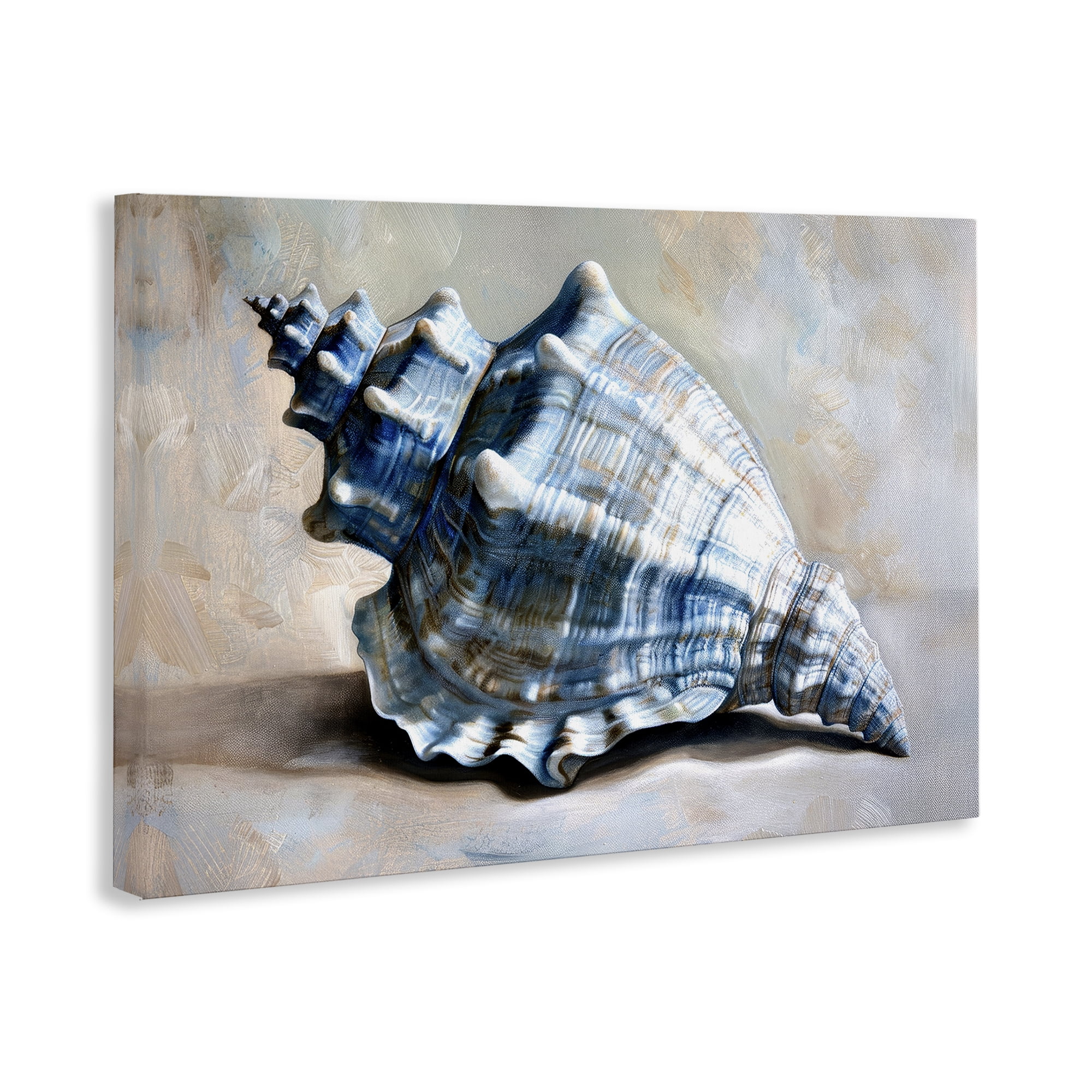 Stupell Industries Classic Ocean Conch Animals Painting Wrapped Canvas Art Print Wall Art, 24 x 16