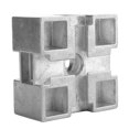 thumbnail image 4 of Metal Intermediate Piece, Electroplating Zinc Alloy General Purpose Metal Central Block, Professional Use For Machine Tool 50x50mm Mini Drilling Machine, 4 of 8