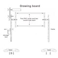 thumbnail image 4 of Cross Stitch Frame,, Thick Stable And  Simple  Cross Stitch Stand,  Home Embroidery Work Craft Accessory For Shop, 4 of 7