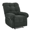 thumbnail image 6 of Recliner Chair, PAPROOS Reclining Chair with 2 Side Pockets, Plush Cloud Home Theater Recliner with with Fixed Base, Manual Recliner for Adults for Living Room Bedroom, Gray, 6 of 10