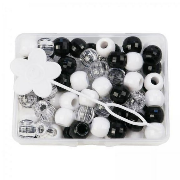 Menolana 2X 70Pcs Hair Braiding Beads Hair Cuffs for DIY Necklace Beard Braids