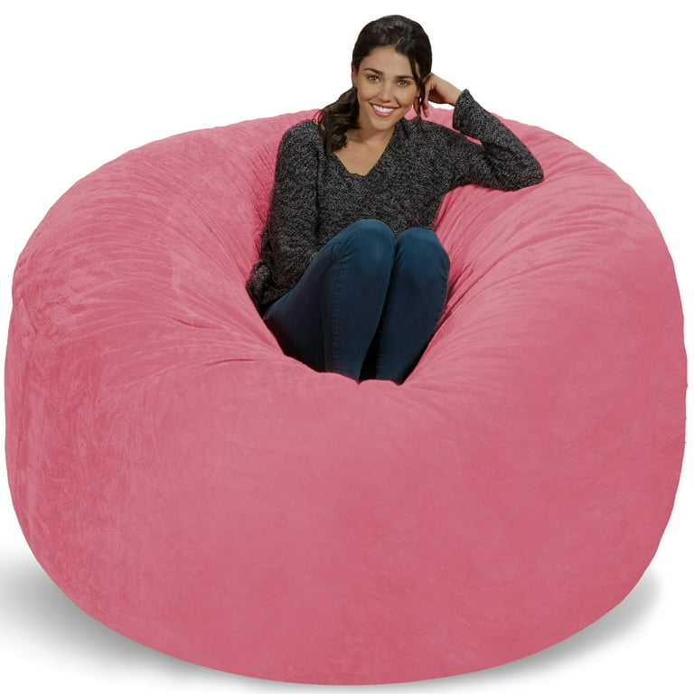 Chill Sack Bean Bag Chair, Memory Foam with Ultra Fur Cover