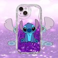 thumbnail image 3 of Funda de teléfono de textura cremosa para Apple iPhone 13 15 Plus 14 Pro Max 12 Mini 11 7 8 SE XR X XS 6 6S cubierta de lujo Bling Cute Stitch, 3 of 5