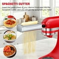 thumbnail image 3 of Pasta Maker Spaghetti Cutter Attachments, Pasta Sheet Accessories, for KitchenAid Stand Mixers (1,Spaghetti Cutter), 3 of 7