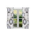 thumbnail image 2 of CADecor Watches Feathers And Keys Window Curtain Window Treatments Kitchen Curtains 26x39 inches, 2 Pieces, 2 of 3