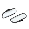 thumbnail image 1 of Unique Bargains 2 Pcs Miroir Ovale Convexe Adhésif Grand Angle pour Point Aveugle Noir, 1 of 1