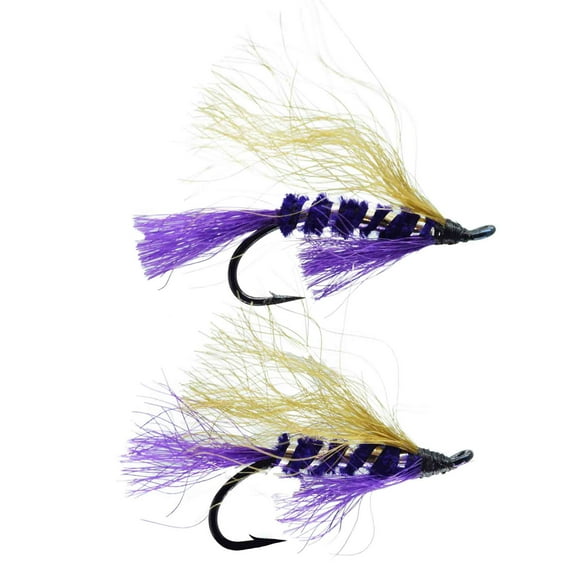 Cortland Fairplay Skykomish Purple Peril Fly, Size 6, 2 Pack, 664562