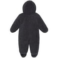thumbnail image 2 of S Rothschild & Co Infant Boys Hooded Faux sherpa Footed Pram;6-9 Month, 2 of 2