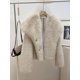 thumbnail image 5 of Abrigo de piel sintética de Color sólido cálido a la moda para mujer, chaqueta de invierno informal gruesa con cuello de manga larga, ropa nueva alta para mujer, 5 of 5