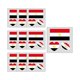 thumbnail image 2 of Uuiauoio 10 pcs Temporary Football Tattoo Stickers Set of 10 for Match Party Fan Celebration Face Body Art Decoration Sport Themed Supplies, 2 of 6