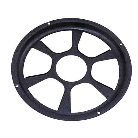 Audio Speaker Grille Guard Cover Decorative Dustproof Mesh Anti Scratches Subwoofer Grill Cover Modification Black 12 Inch